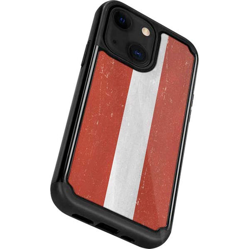 Latvia Flag Distressed iPhone 13 Cargo Case